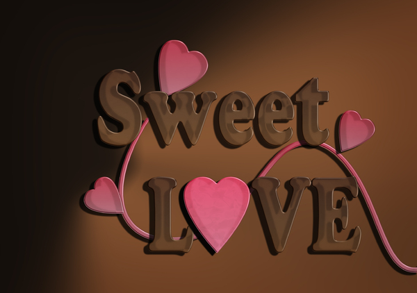Chocolade Sweet Love: 