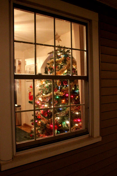 Christmas_Tree_in_Window: Christmas tree in window as taken from outside.