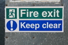 Fire Exit sign: Fire Exit sign