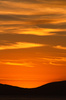 Skye Sunset: Orange sunset over Skye