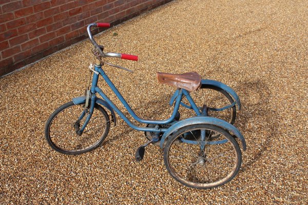Tricycle: An old fashioned tricycle
