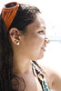 Maria De Los Angeles Shining: My friend Maria on a bright background