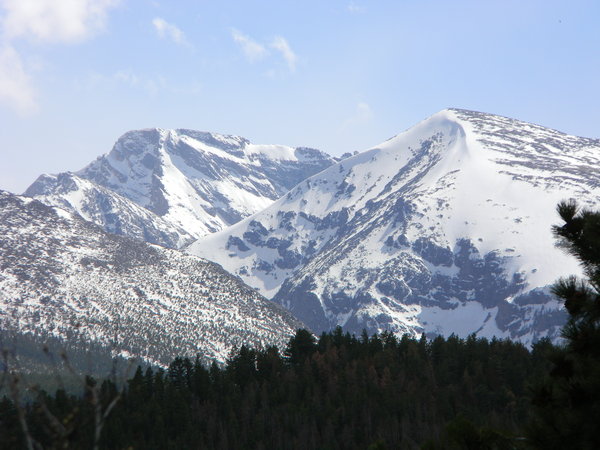 Colorado: Some shots of the mountains from our lodge in Estes Park, Colorado.