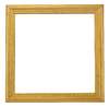 Square Gold Frame: A square gold painted ornate wooden frame with distressed effect.
