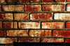 Brick Wall: Wall built from used brick. Highly saturated and detailed