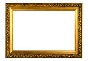 Gold Embossed Frame: This is my most popular frame.