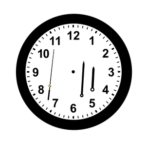 Clock Kit Project: Actual photo of a disassembled clock face and hands. Use as a project to select the hands and place on the clock face at any time you choose.

Good training exercise for image editing software.