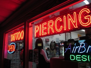 Tattoo And Piercing Shop Free Stock Photos Rgbstock Free