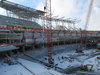 under construction: the new baseball stadium of the minnesota twins, under construction.