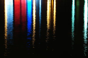 Raining Colors 1: Some water reflections I shot in La Louvière, Belgium