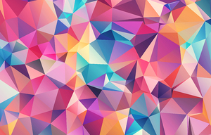 Abstract Polygonal / Low Poly: Abstract free low poly / polygonal background texture