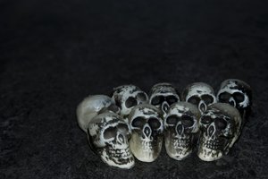 Skull Background: A few dead skulls waiting for some dark poetic words to be placed near by. Higher Resolution available.
