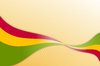 Colorful Ribbon: Colored ribbon on the background with stripes