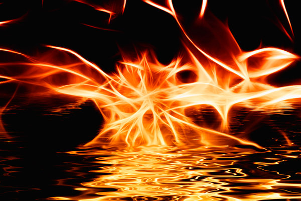 Fire on the water 2: Abstract variation