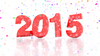 New Year 2015: New Years Eve 2015 with confetti