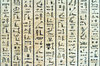 Oude Egyptische schrift over: 