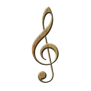 G-clef sign 1: A clef (from the French for 