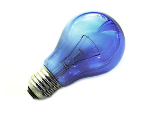 lamp: blue lamp
