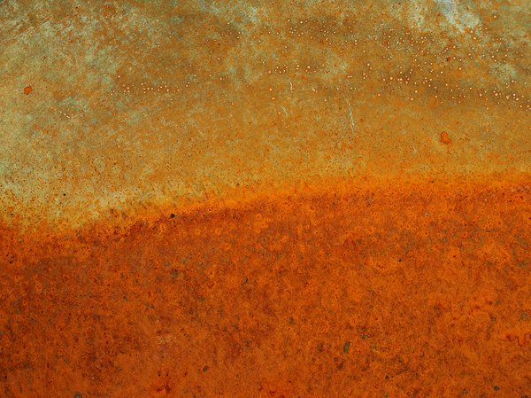 rust: rusty metal plate
