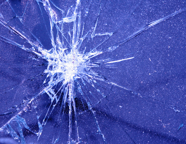 broken glass: car broken glass