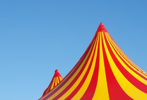 Circus tent top: 