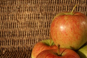 jabłka i kosz tekstury: 