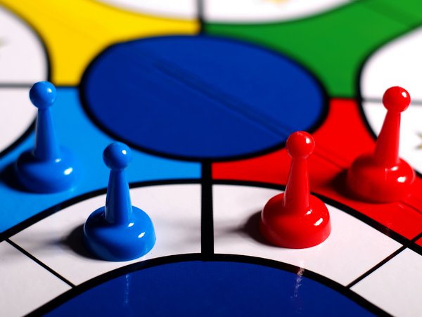 Parcheesi: we all know parcheesi and that is why it does make good conceptual images. 