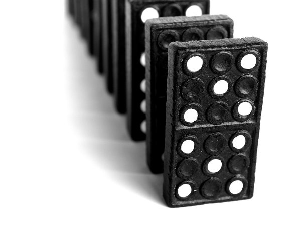 Domino: Domino blocks waiting to play