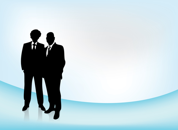 Business team - vector 1: Silhouettes of two business men. Its supposed to show teamwork. Its a complete vector so the quality must be good. I hope you can use it.Please leave a comment if you like it or use it. It stimulates me to create more stockphotos / vectors and credit me w