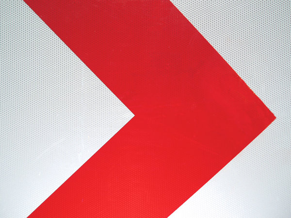 arrow: traffic sign close-up