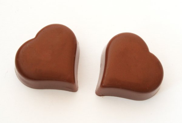 chocolate hearts: yummy