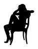 Sitting Silhouette: 