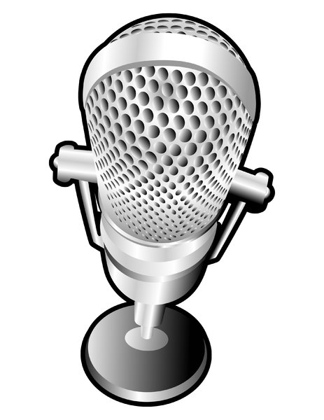 Platinum Mic: Old-time Microphone