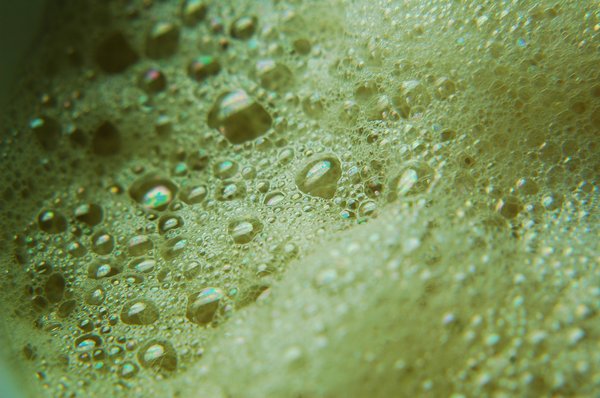 Bubbles 1: Coffee close up