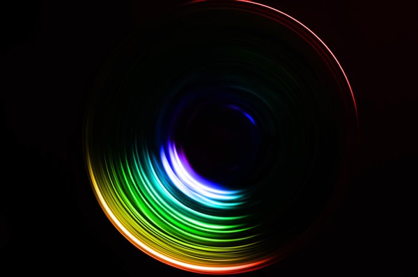 círculos del arco iris: 