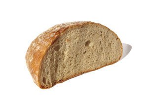halved bread: none