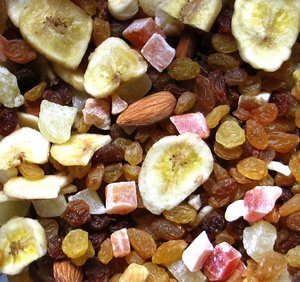dried fruit: none