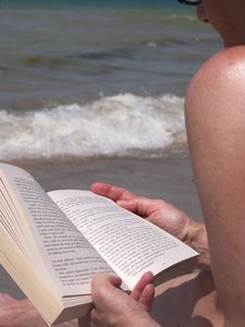 reading and sunbathing: none