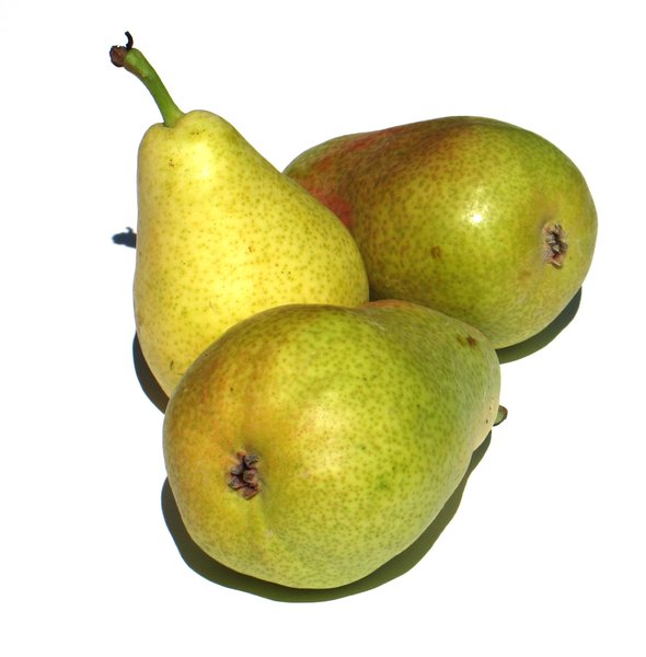 three pears: none
