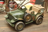 army car: Car miniature army jeep