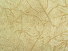leafy wallpaper texture on a w: A wal that has been texturised with leaf imprints