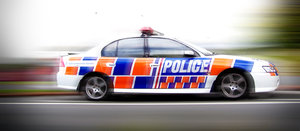 NZ police car: police car in New Zealand