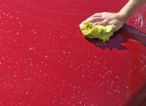 car wash: washing the car the hard way...