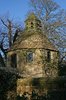 Old dovecote: An old stone dovecote in West Sussex, England, in winter.