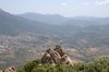 Outcrop: A mountain rock outcrop high in the interior of Sardinia.