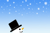 Christmas snowman: Christmas snowman graphic