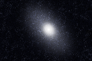 Starfield nova: Stars graphic with nova.