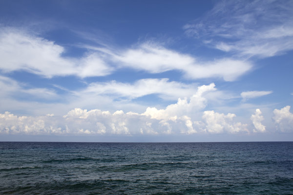 Mar e céu: 