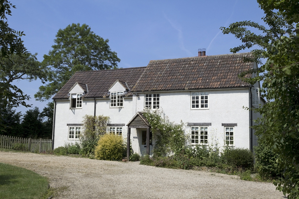 Rural houses: Rural houses in Wiltshire, England.