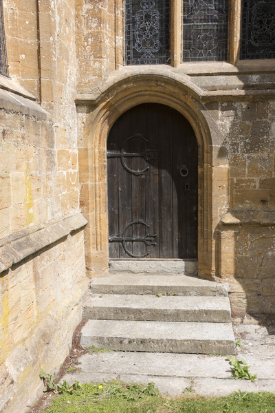 Little church door: A little church door in Somerset, England.